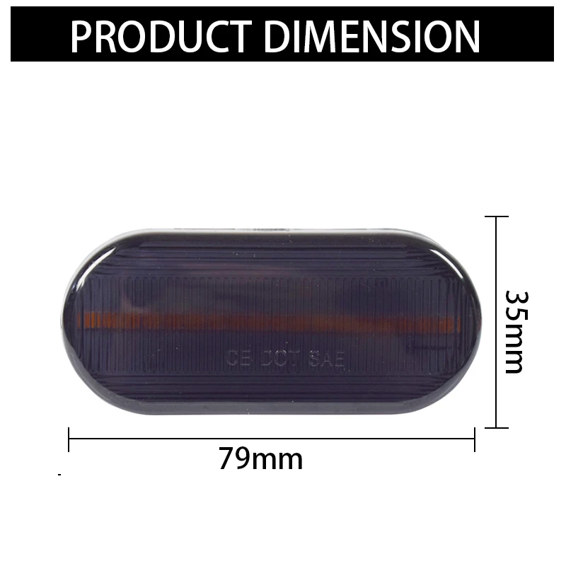 2 قطعة señales de Girova Led dinamyicas lampara de luz deposition lateral para VW Volkswagen Bora Golf 3/4 Passat 3B Polo 6N Sharan #5