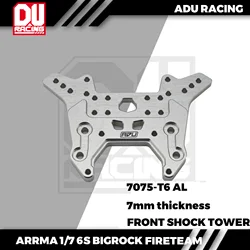 ADU Racing FRONT SHOCK TOWER CNC 7075-T6 ALUMINUM FOR ARRMA 6S BIGROCK FIRETEAM