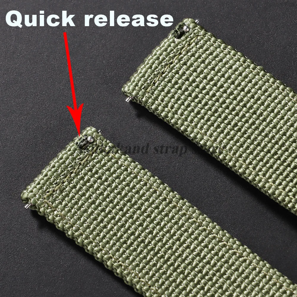 18 مللي متر 20 مللي متر 22 مللي متر 24 مللي متر الإفراج السريع حزام العالمي النايلون قماش حزام الساعات ل Seiko لينة حزام سوار الرجال النساء الرياضة المعصم الفرقة