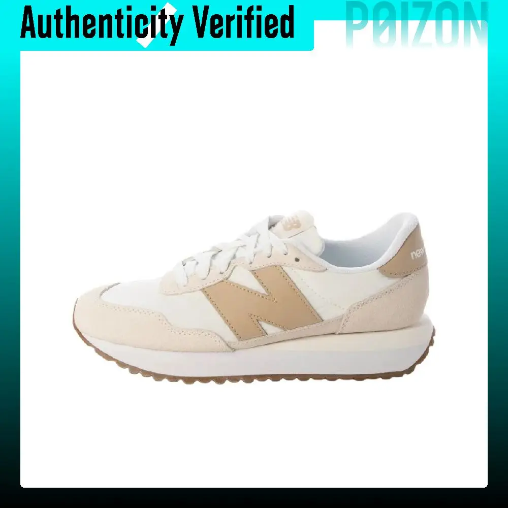 New Balance NB 237 Leather Low top Casual Shoes Women's Beige WS237HTB