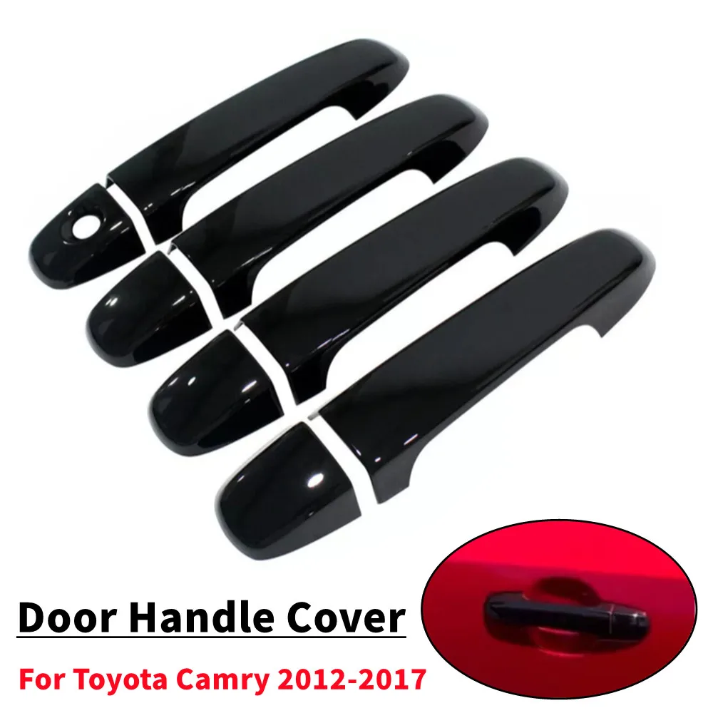 

1 Set For Toyota Camry 2012-2017 Exterior Door Handle Cover Frame Trim ABS Protective Sticker Accessories