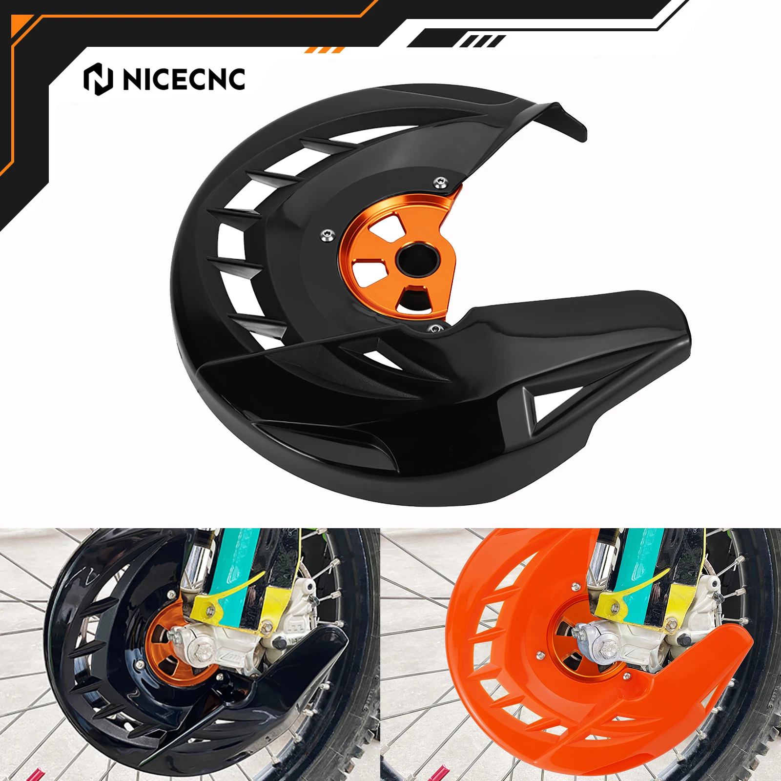 

NICECNC для KTM EXC 300 EXCF 350 SX 125 SXF 450 XCW 500 XC 300 XCF XCF-W 250 XW-F 2016-2025 для Husqvarna Защита переднего тормозного диска