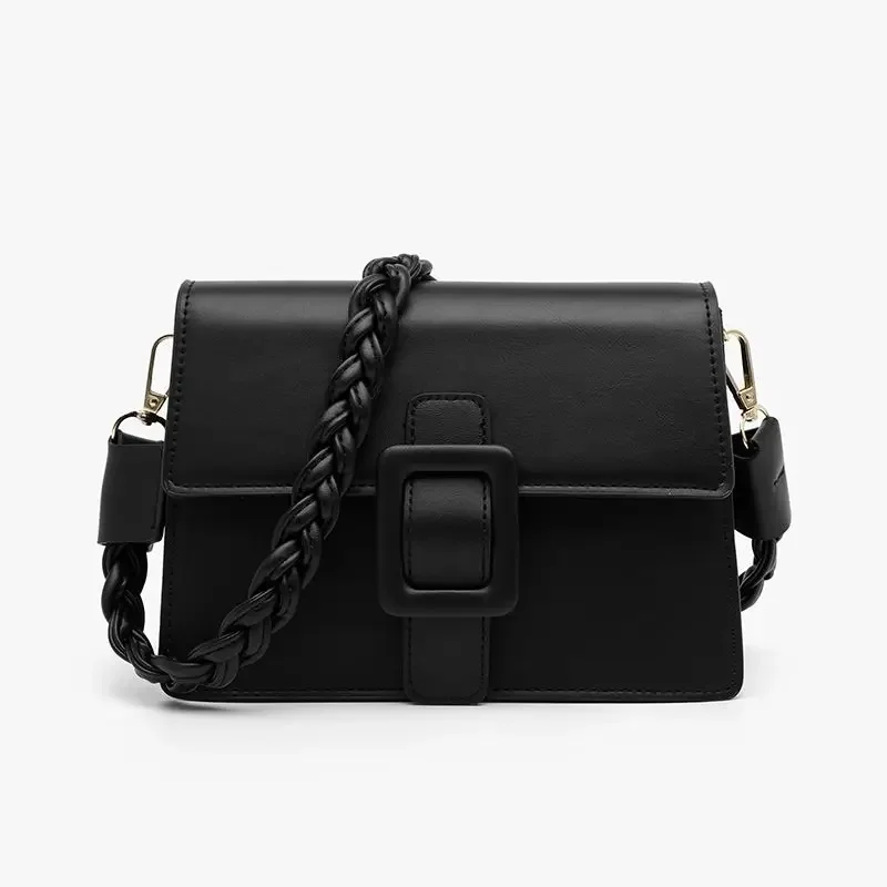 Design Luxury Handbags Women Solid Color Shoulder Crossbody Bags Female Large Capacity Tote Bags with Two Shoulder Straps