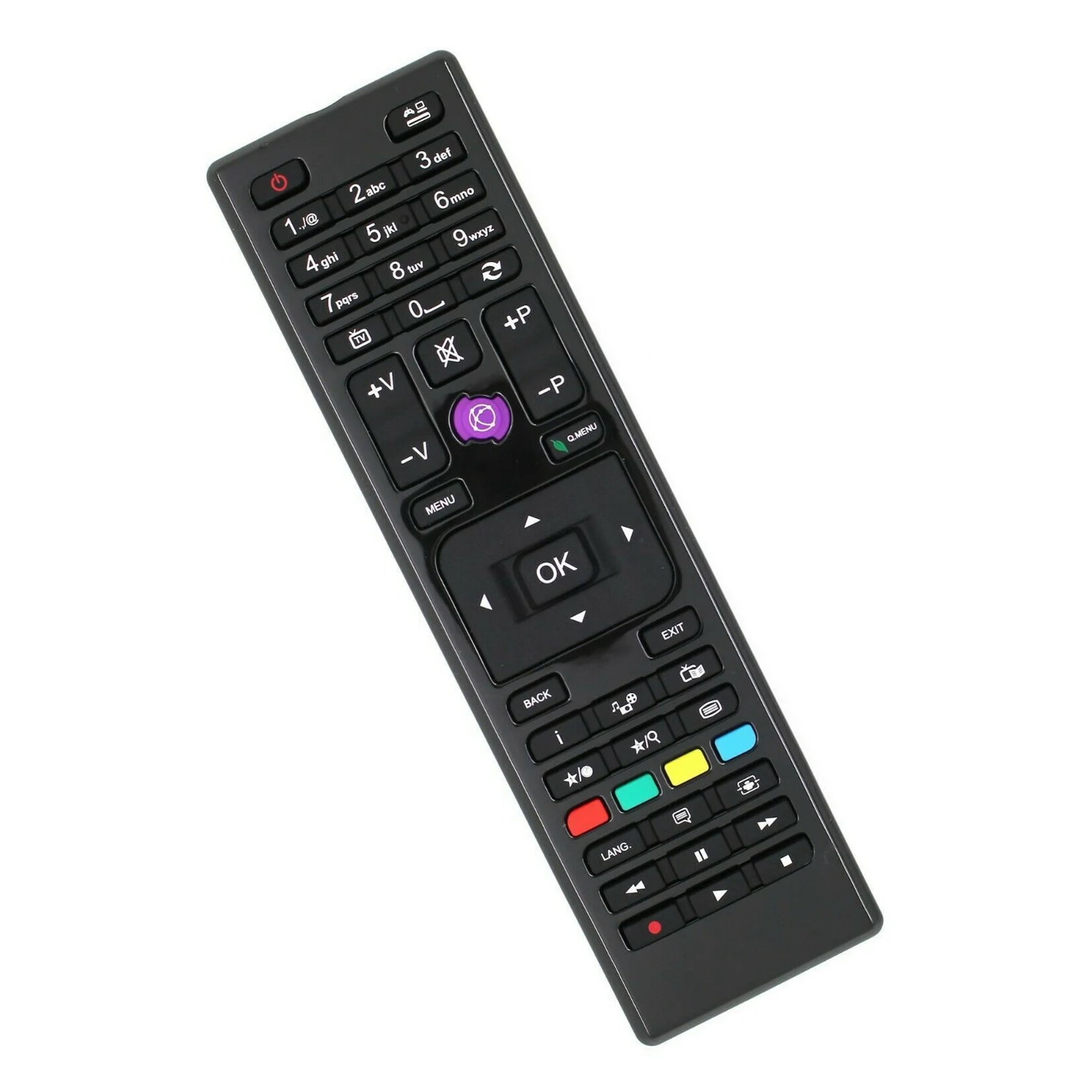 Replaced Remote Control RC4875 Fit for JVC Telefunken LED TV TE32182B301C10