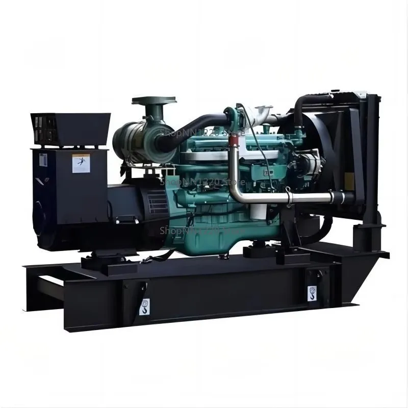 Used 200kw Water Cooled  Generator Genset with Core Motor and Engine Components Electricity Generation for Sale