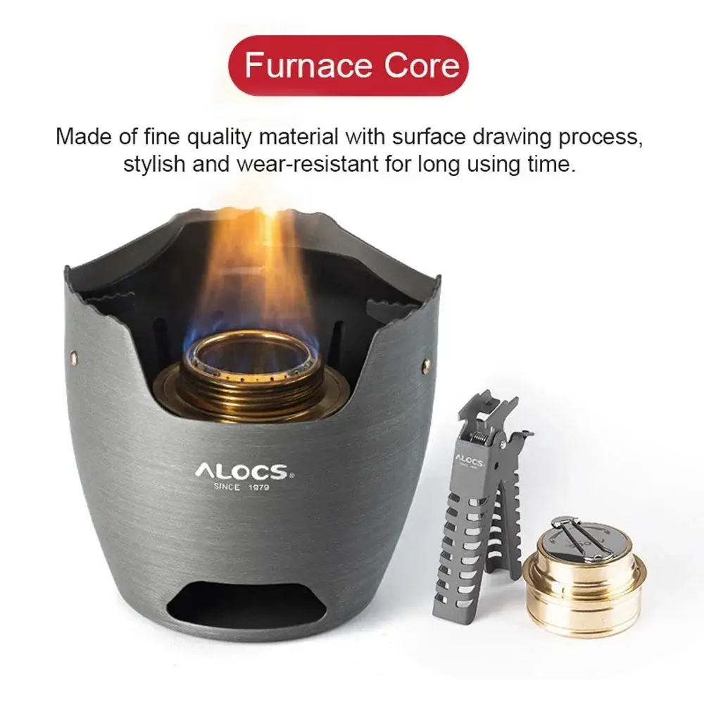 

Portable Picnic BBQ Furnace Camping Alcohol Stoves Charcoal Wood Burners Windproof Warm Heaters Outdoor Cooking Equipment