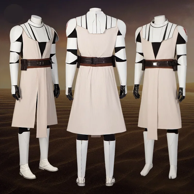 Superhero Obi Wan Cosplay Kenobi Costume Armor Outfit Halloween Carnival Clothes For Adult