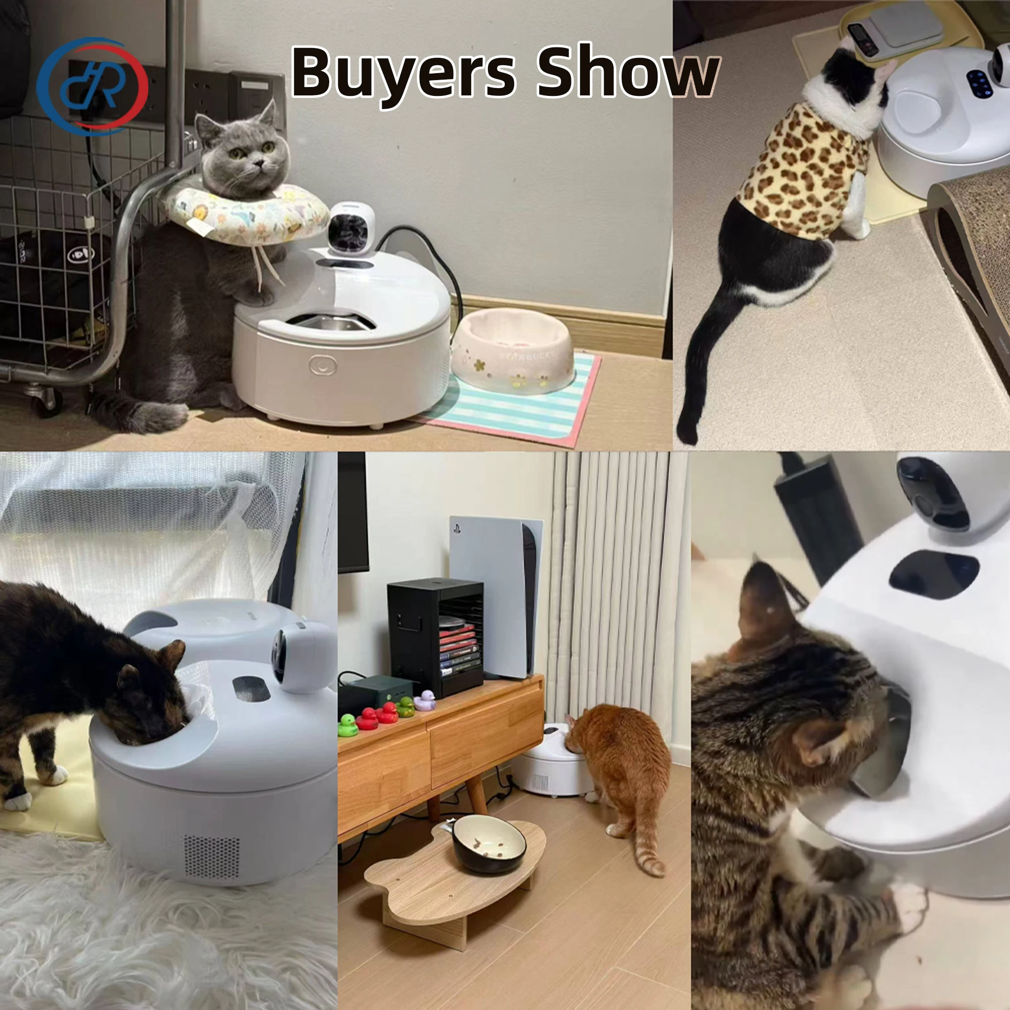 STLFWholesale Smart Wet Food Feeder Automated Feeding Schedule Refrigerated Auto Cat Feeder with Semiconductor Cooling & Heating