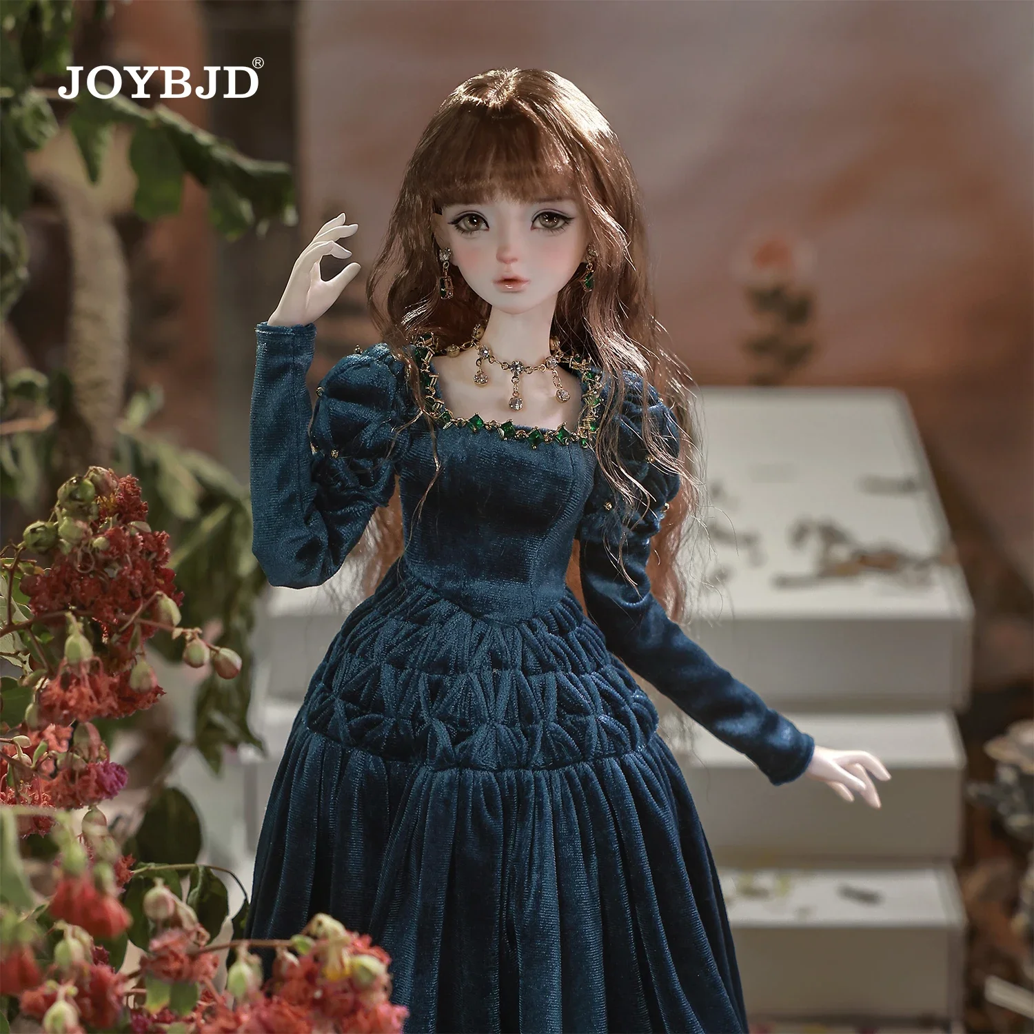 Joybjd 1/4 Cali Bjd Doll FullSet Muxi Body Fantasy Romantic Court Medieval Fairy Tale Style Runaway Princess Movable Joint Doll