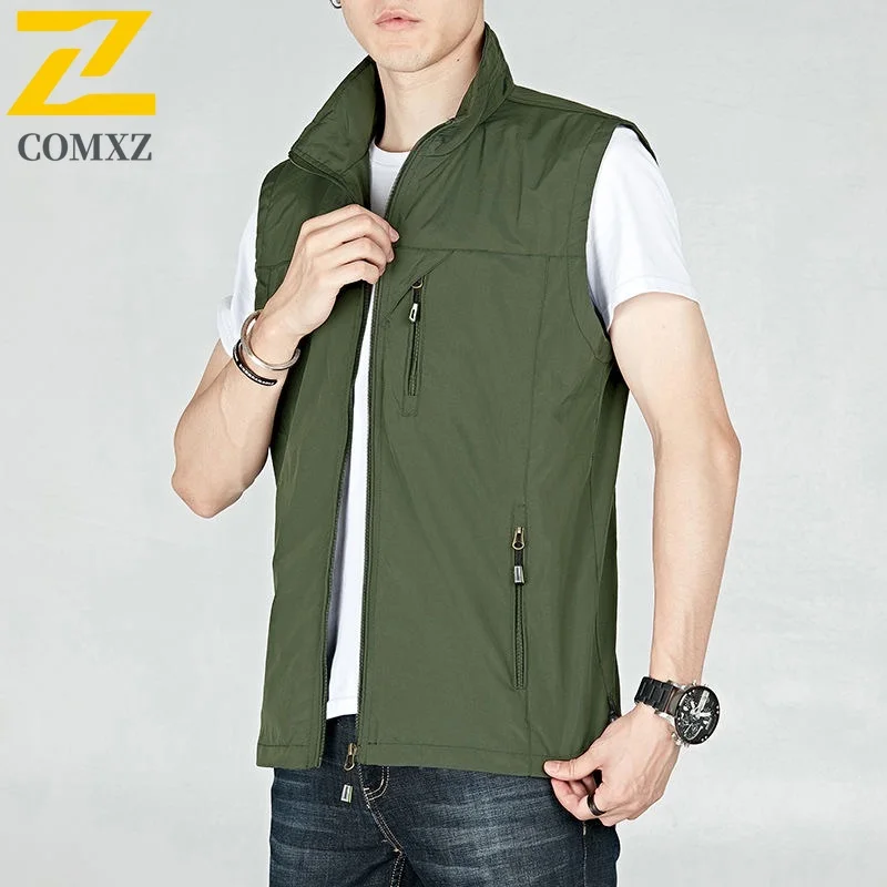 

Men's Vest Summer New Thin Multi Pocket Loose Breathable Wear-resistant Fishing Jacket Outdoor Leisure Camping Photography Vest