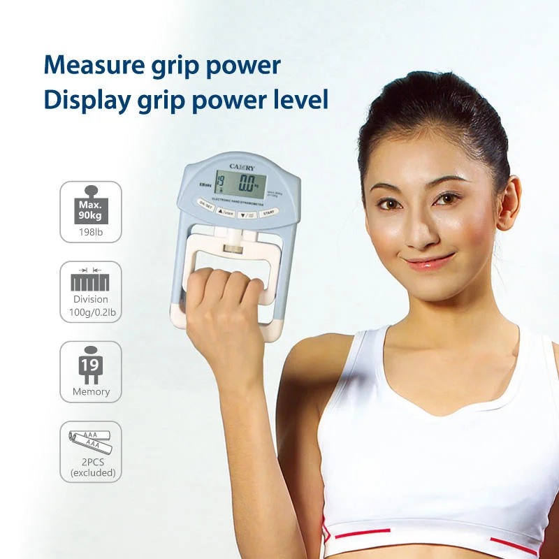 Portable Silicone Digital Hand Dynamometer Trainer Effective for Measuring Hand Strength Grip Power Finger Strength Training Arm