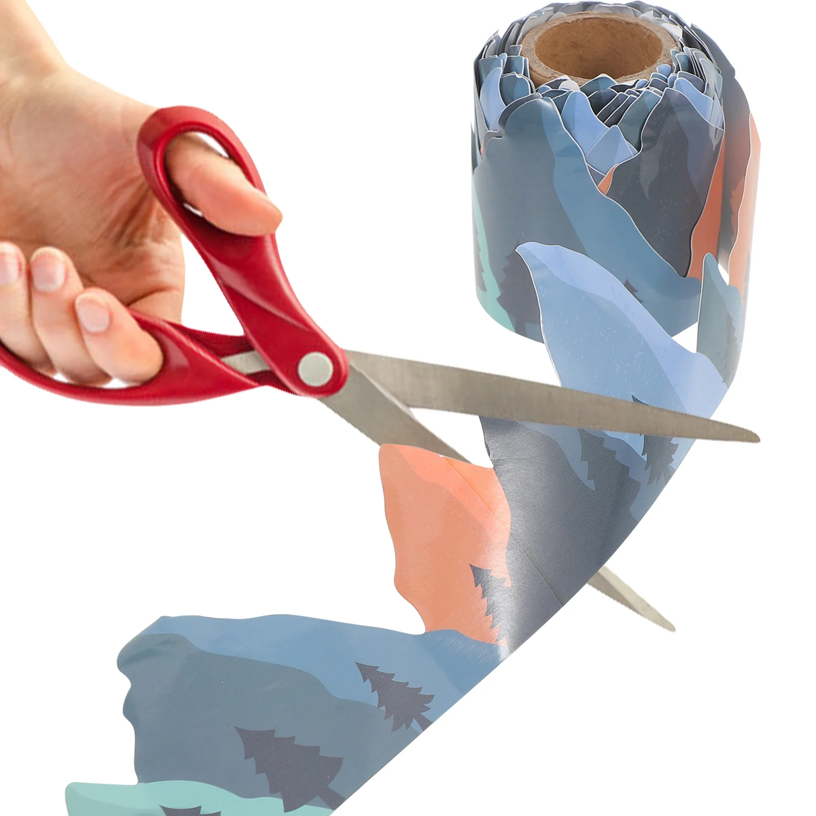 Chalkboard Border Sticker Cartoon Bulletin Decorations School Trim Classroom Paper Decorative Accessory Delicate