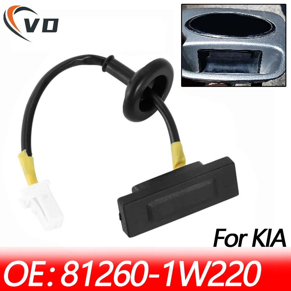 Car Rear Trunk Boot Lid Lock Release Open Button Handle Switch Tailgate for Kia Rio Pride 2011 2012 2013 2014 2015 812601W220