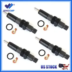 4 Pcs Diesel Fuel Injectors set OEM 3932123 Fit for Cummins 4BT 3.9L Diesel Engine Truck New 3 month Warranty