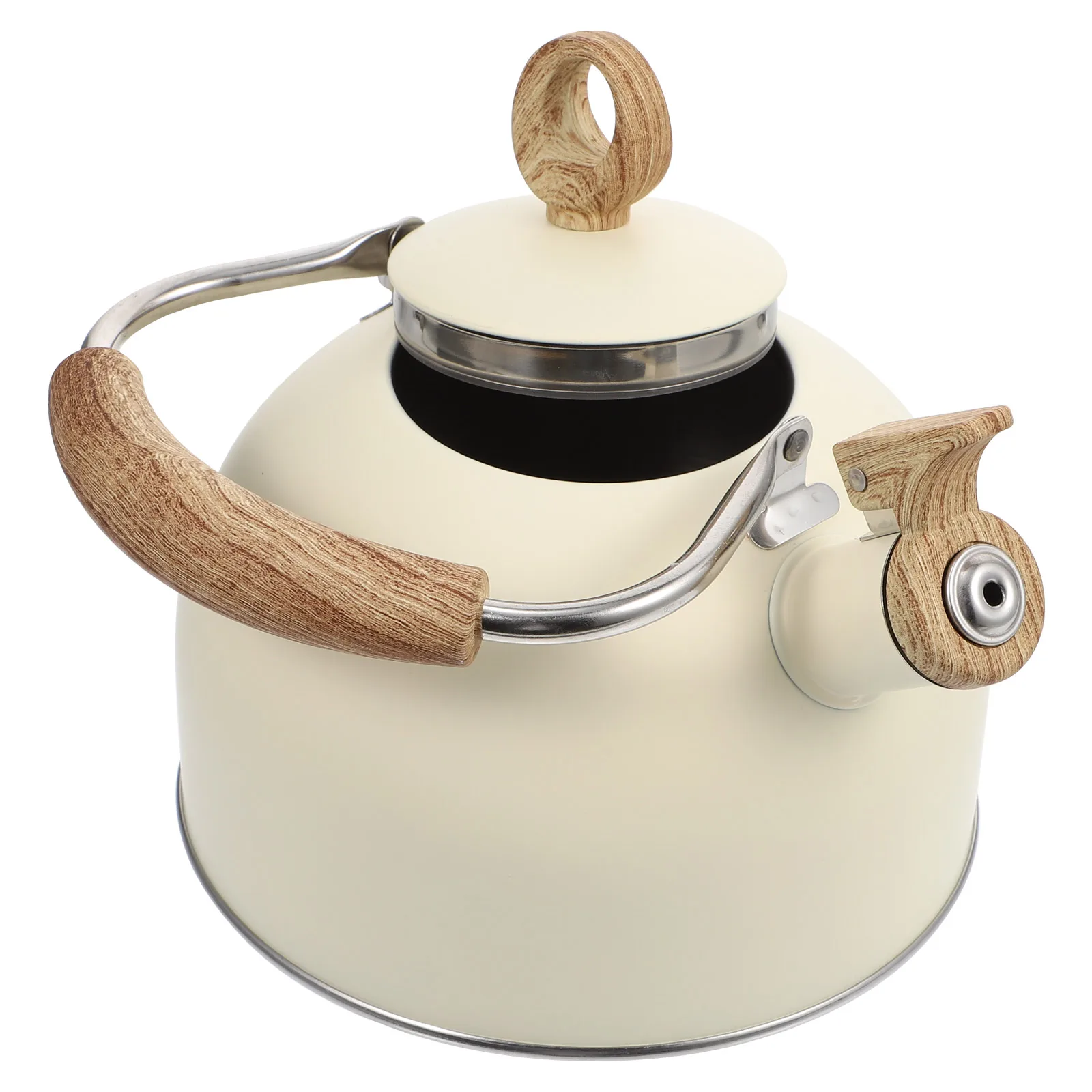 

Whistling Water Stainless Steel Tea Boiling Pot Kitchen Sounding Kettle Large-Caliber Mouth Comfortable Handle Fast