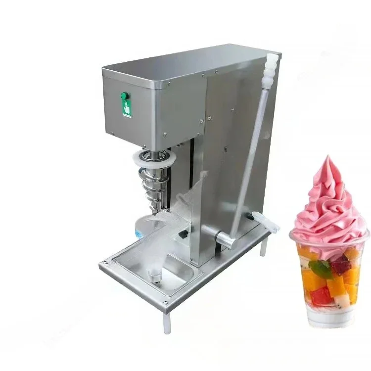 

Hot sales Yoghurt Powder Mix Machine Stainless Steel Ice Cream Swirl Machine Yogurt Mixer Fruit Blender Machine