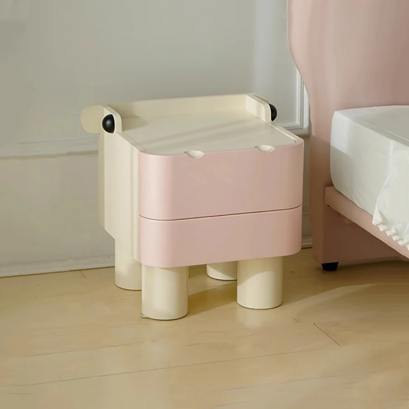 QA-Modern Beauty Nightstand Storage Trendy Drawer Elegant Nightstand Classic Design Mesitas Noche Para El Dormitorio Furniture%