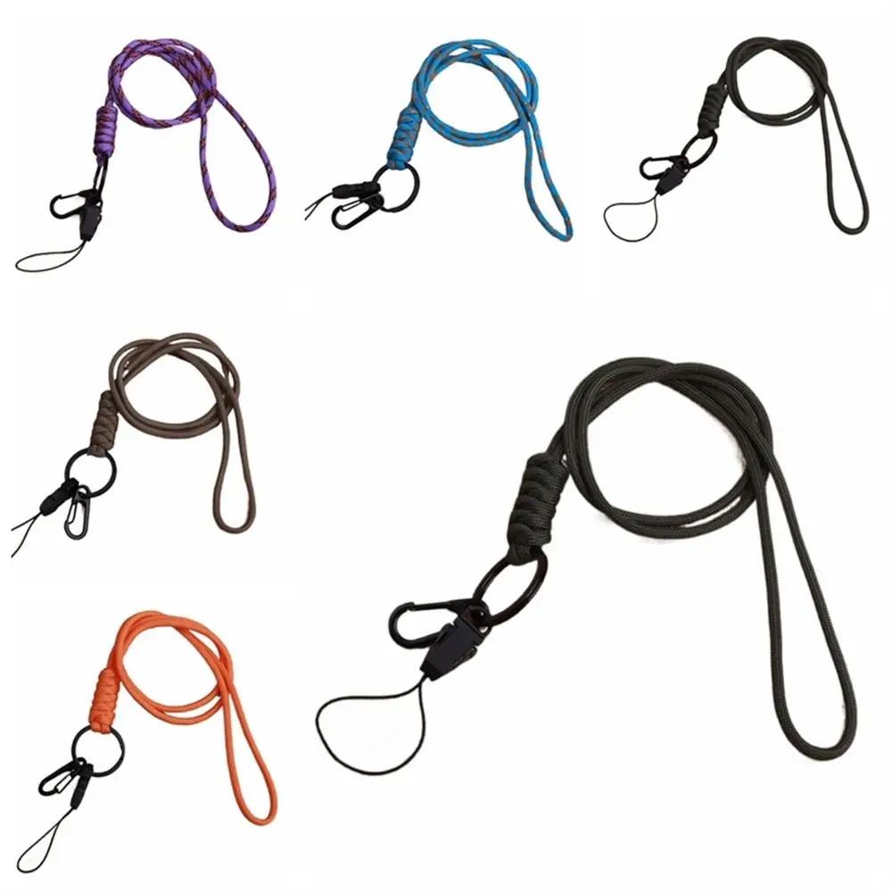 Outdoor Keychain Paracord Keychain Parachute Cord Neck Strap Umbrella Rope Keyring Phone Straps Keycord DIY Cellphone Lanyard