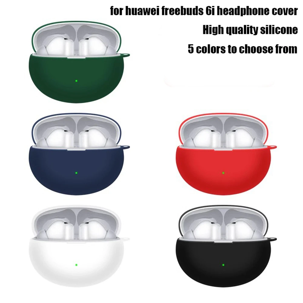 

for Huawei Freebuds 6i Protective Case Nylon Lanyard Soft Cover Shells Anti Dust Sleeve Hand Rope Strap Accessories