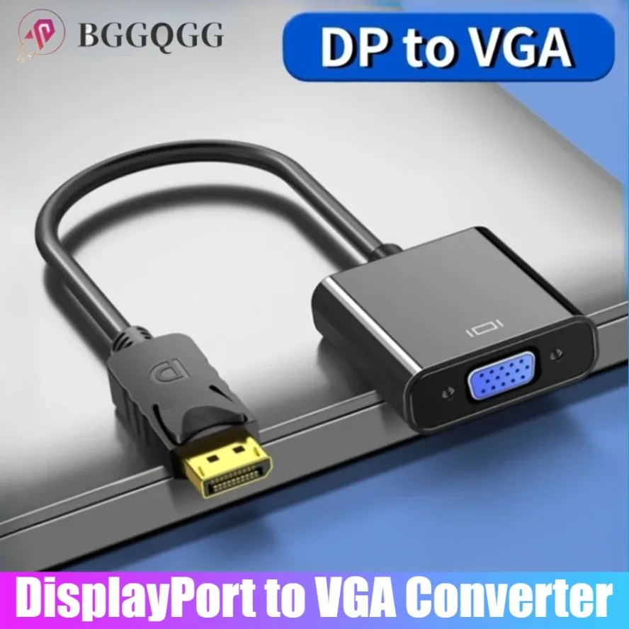 HD 1080P Displayport to VGA Adapter Cable DisplayPort DP Male to VGA Female Converter Cable For PC Laptop TV Monitor Projector