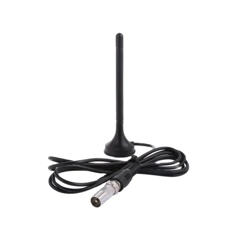 1PC HDTV Digital Antenna Indoor TV Aerial 5dBi 174-240/470-862MHz 3M Cable with TV Connector