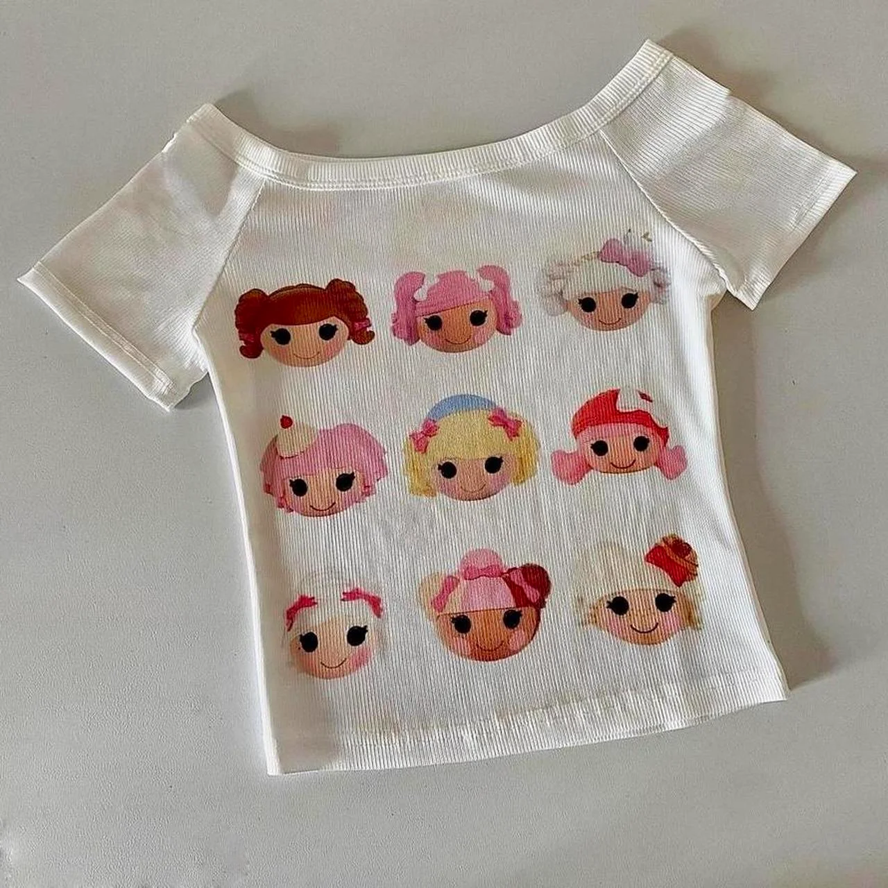 Woman T-shirts Trashy Y2k 2000s Tops T Shirt for Women 90s Clothes Vintage Anime Girl Clothing Female Gothic Crop Top Women Emo