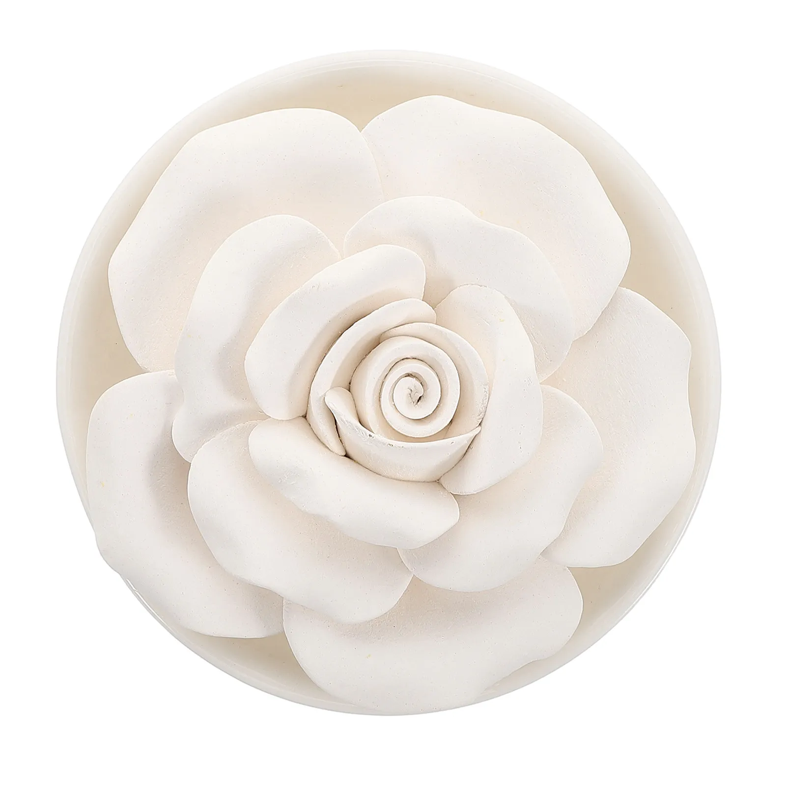 

Portable Essential Oil Diffuser Stone Flower Shape Home Car Bedroom Aromatherapy Stone Scent Enhancer Desk Perfume Decor