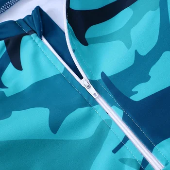 Shark Print Baby Swimsuit Set 4 Baby Boys Shark Print Swimsuit Set with Sun Hat Protective Clothing - Swimming Suit for Infants And Toddlers 4