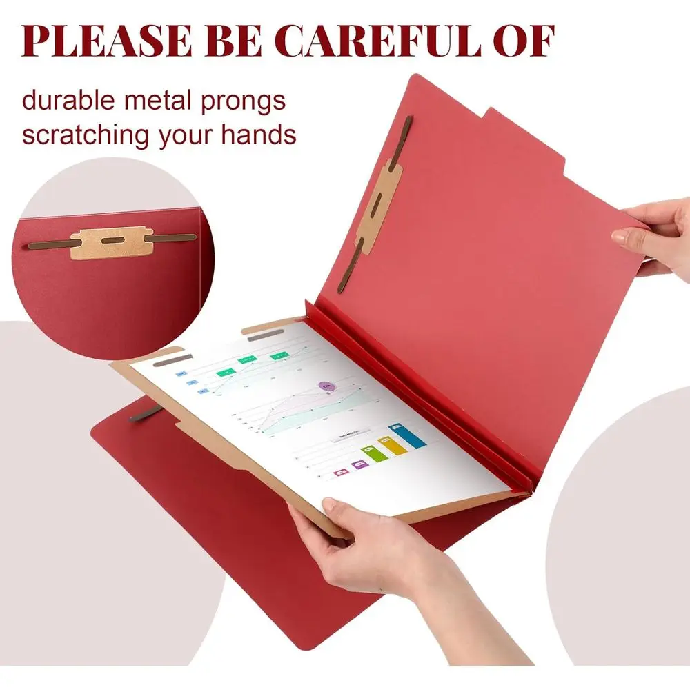 Расширяющиеся органайзеры для файлов формата Letter с застежками, 48 карманов, красные, идеально подходят для учителей, духовенства, офисов, церковных пожертвований.