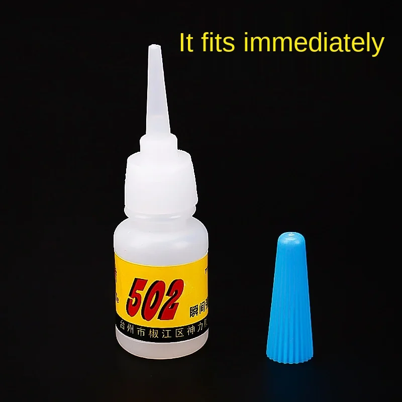 2 قطعة 502 سوبر الغراء لحظة التجفيف السريع Cyanoacrylate لاصق قوي السندات سريع الحرف إصلاح سوبر الغراء