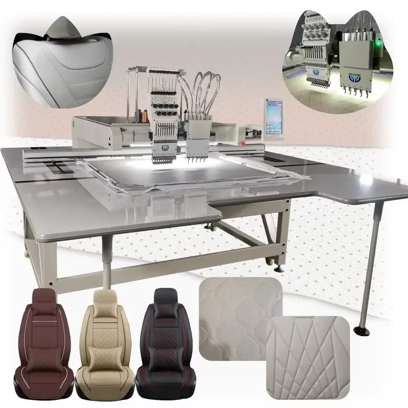 Punch sewing single head embroidery punch making machine
