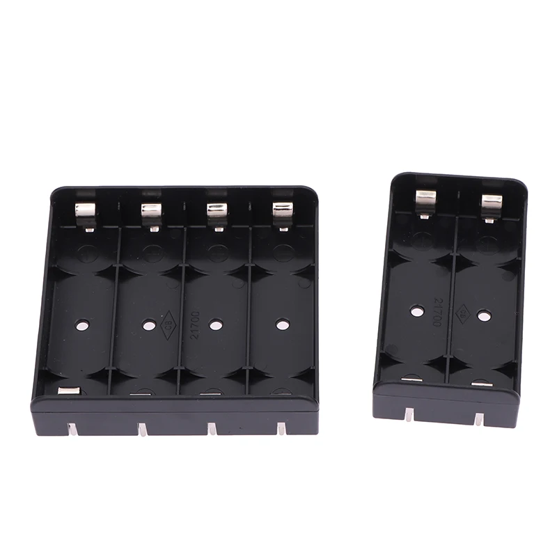 PCB Plug-in Board ABS Fireproof Power Bank Cases 2X 4X 21700 Battery Holder Storage Box Case 2 4 Slot Batteries Container