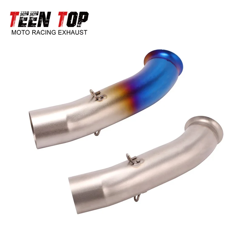 For KTM Duke 250 390 RC390 Exhaust Muffler Duke250 Slip-on Exhaust Duke390 Exhaust Middle Connect Pipe 450mm Racing Silencieux