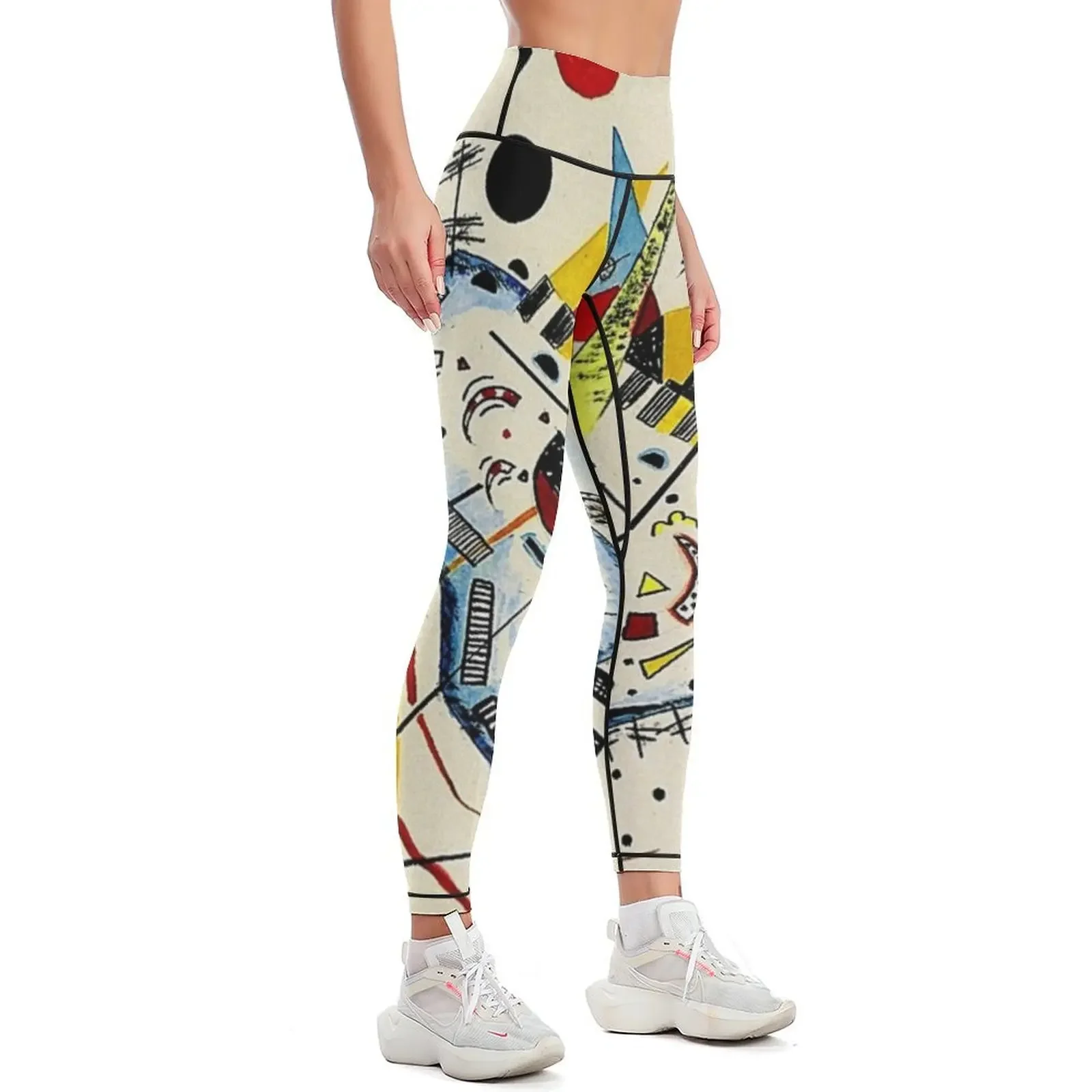 Kandinsky - Sea and Sun, abstract art Leggings Women sports Leginsy push up Womens Leggings