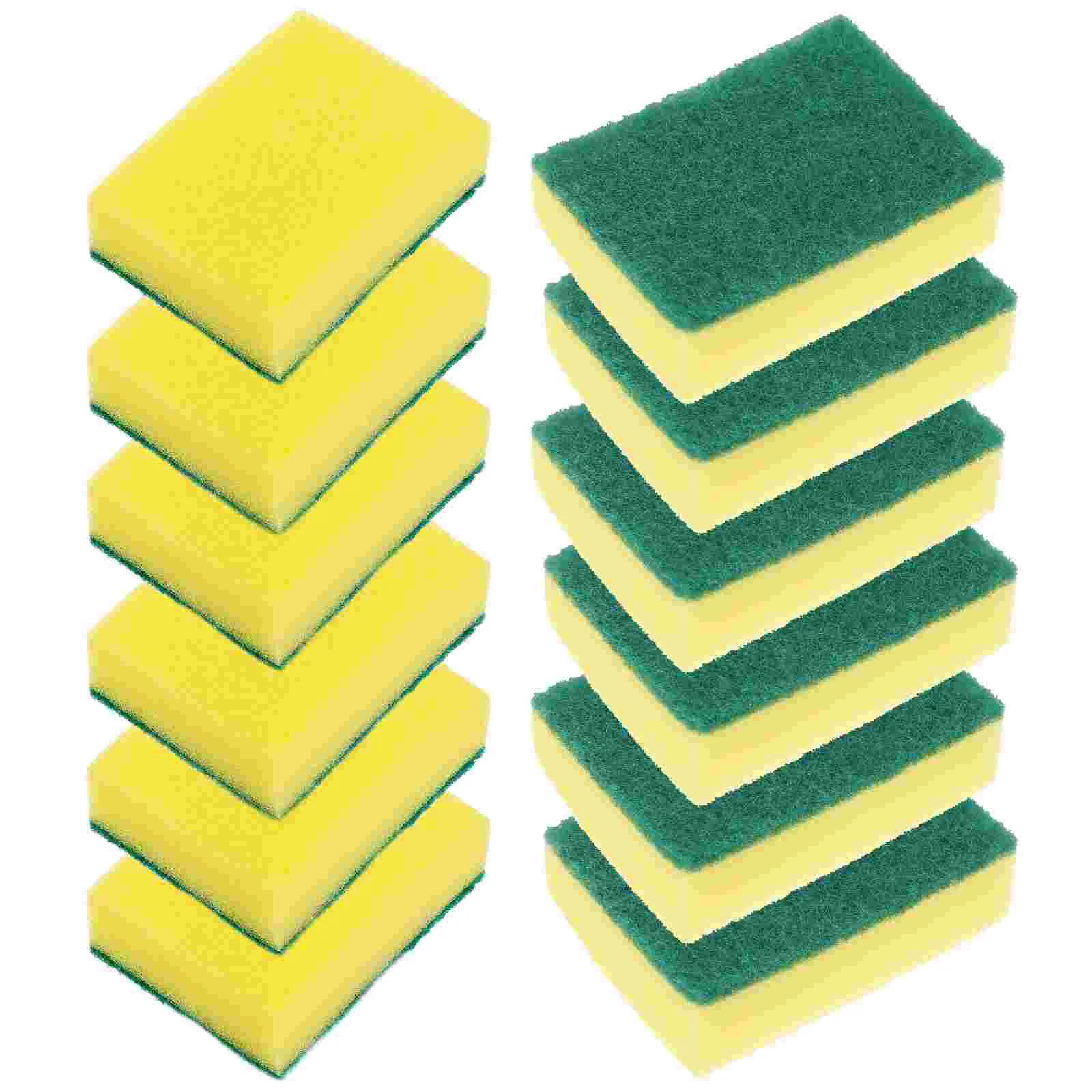 24 Pcs Dishwashing Sponge Tableware Cloth Small Scrubber Towel Detergent Scrubbers Pads