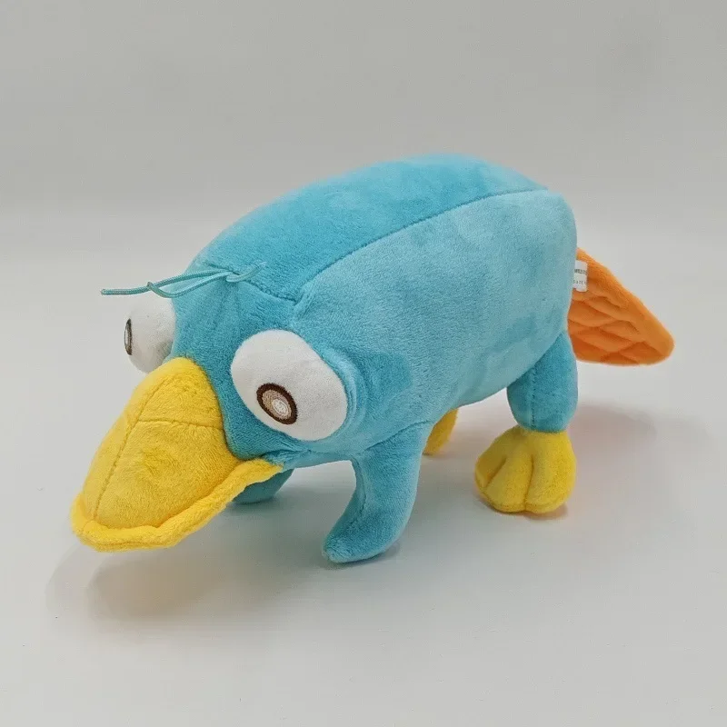 28CM Perry The Platypus Plush Toy,Blue Platypus with Big Eyes Pillow for Kids' Room Decor,Gift for Kids Birthday Holiday