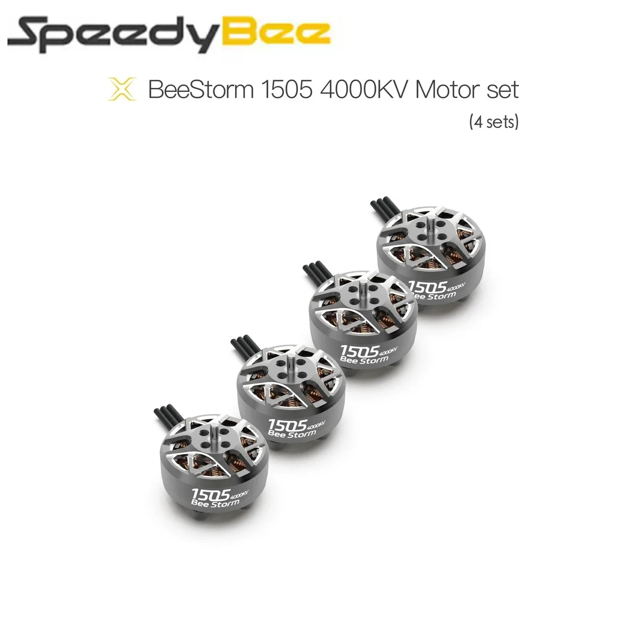 SpeedyBee Bee Storm 1505 4000kv Brushless Motor 1pc/4pcs Suitable for Mario Mini3pro Mini35pro Mini4pro 3-4inch FPV Racing Drone