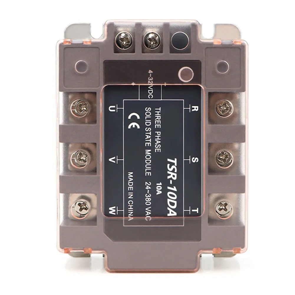 

High Conductivity Pure Copper Terminal Three Phase Solid State Relay AC380V 40A SSR DC Control AC Long Lasting and Durable