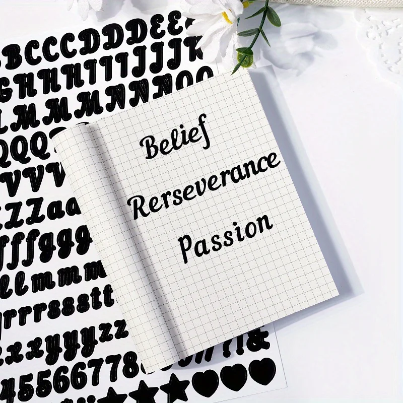 ملصقات رمز الحروف والأرقام، لسكرابوكينغ، بطاقات المعايدة، الأكواب، الحرف اليدوية، برطمانات التوابل، حفلات العطلات، ديكورات الهدايا، DIY