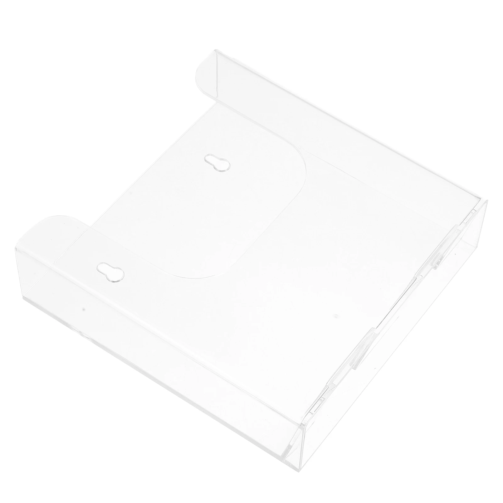 

Wall-Mounted Acrylic File Organizer Clear Document Holder Space-Saving Magazine Stand Transparent Brochure Rack Desktop Storage