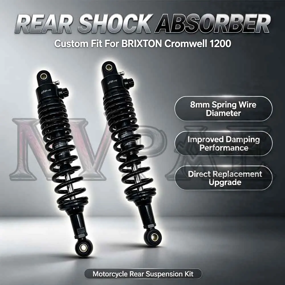 For BRIXTON Cromwell 1200 Cromwell1200  Rear Shock Absorber Diameter Adjustable Multiple styles Stock Seat Height Upgrade Rear