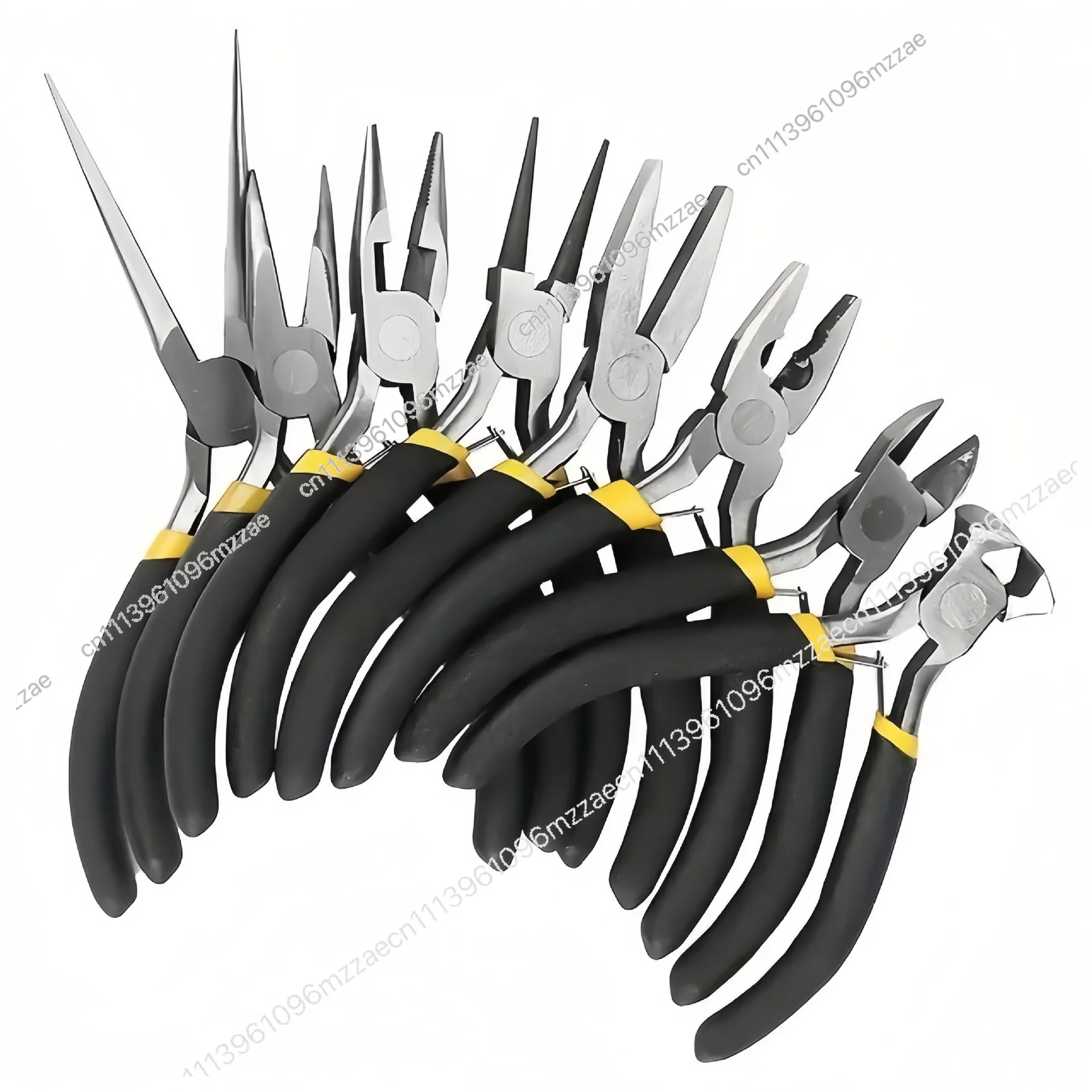 4.5 Inch 8PCS Jewelry Pliers Set, Pointed Nose Pliers, Mini Pliers, Hand Pliers Jewelry Accessories Tools
