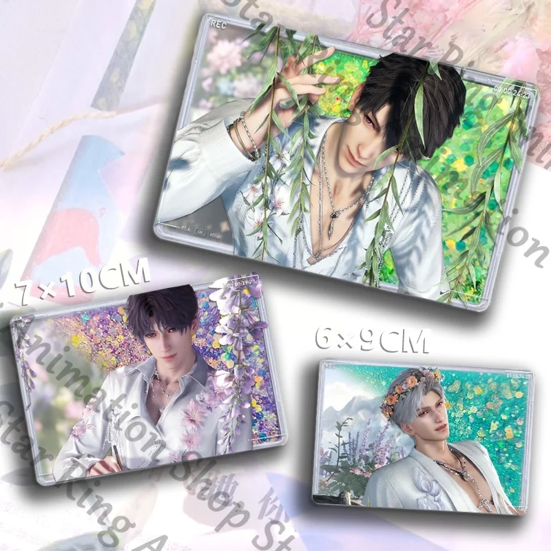 

Love and Deepspace Anime Acrylic Quicksand Mahjong Drift Sand Noctilucent Cospaly Cartoon Gift Sylus Zayne Rafayel Caleb Xavier