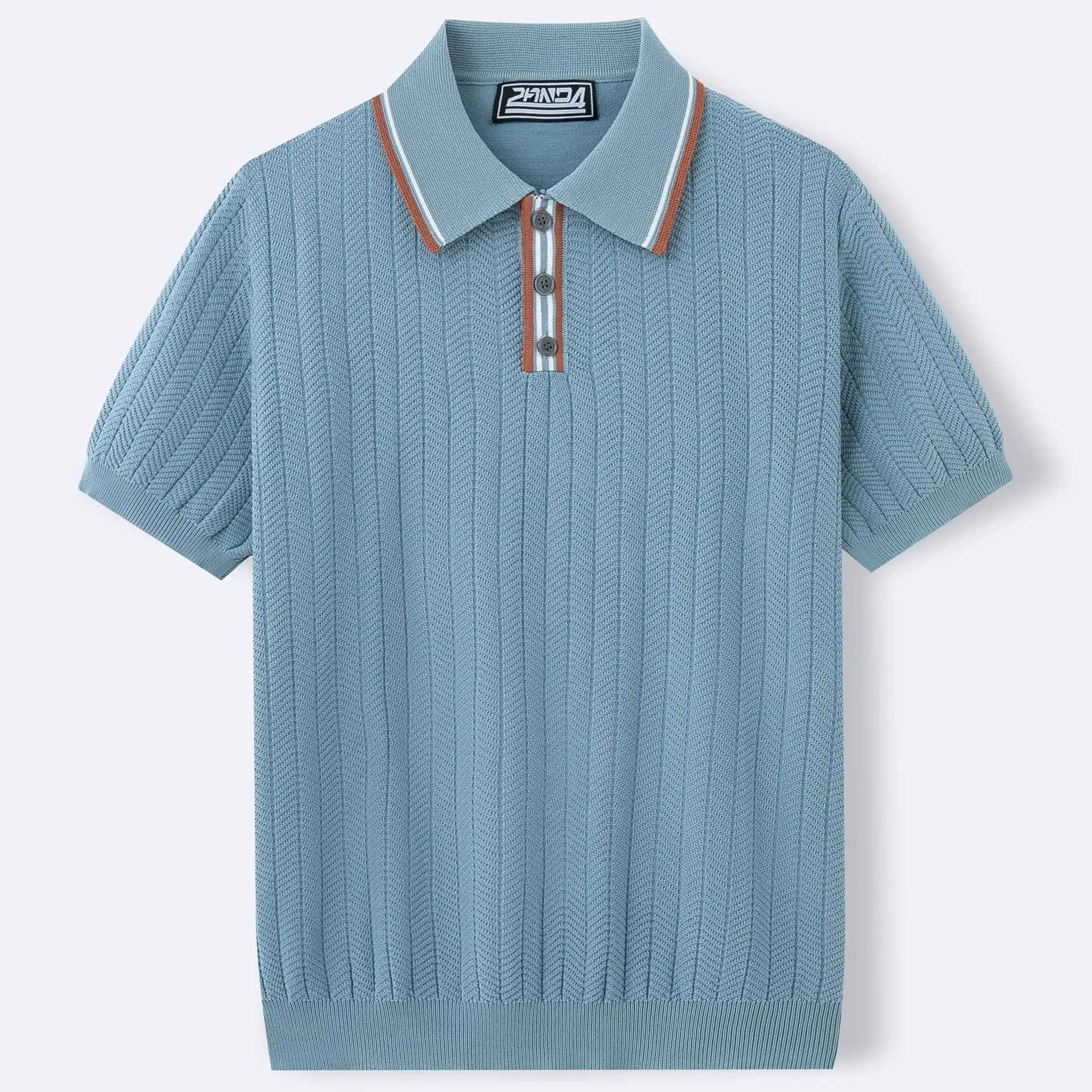 Independent Station Men's Knitted  Shirt Cool Sensation City Walk Suitable Clean Fit Style Triacetate Fiber Women's Clothing