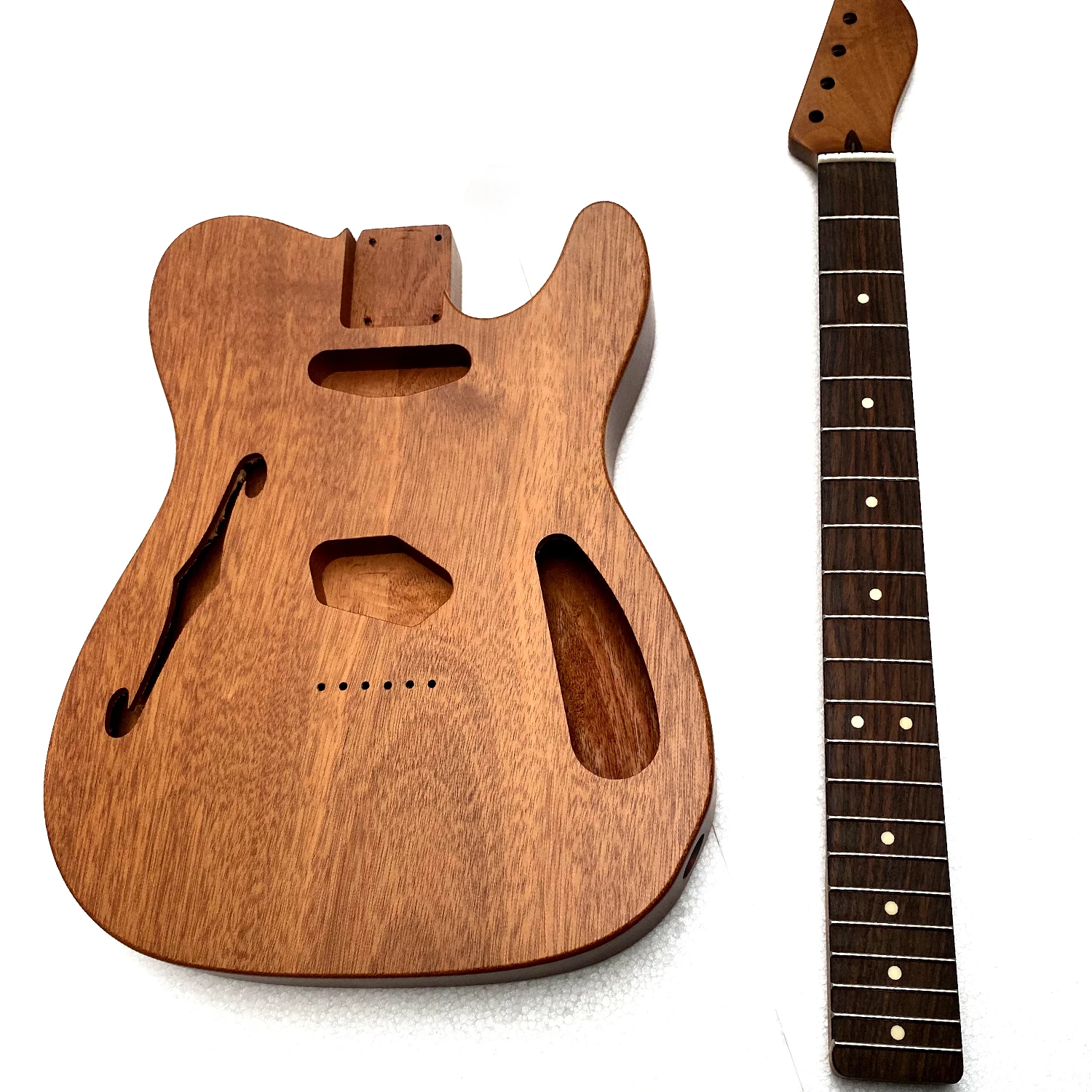 New brand project electric guitar kit with mahogany body