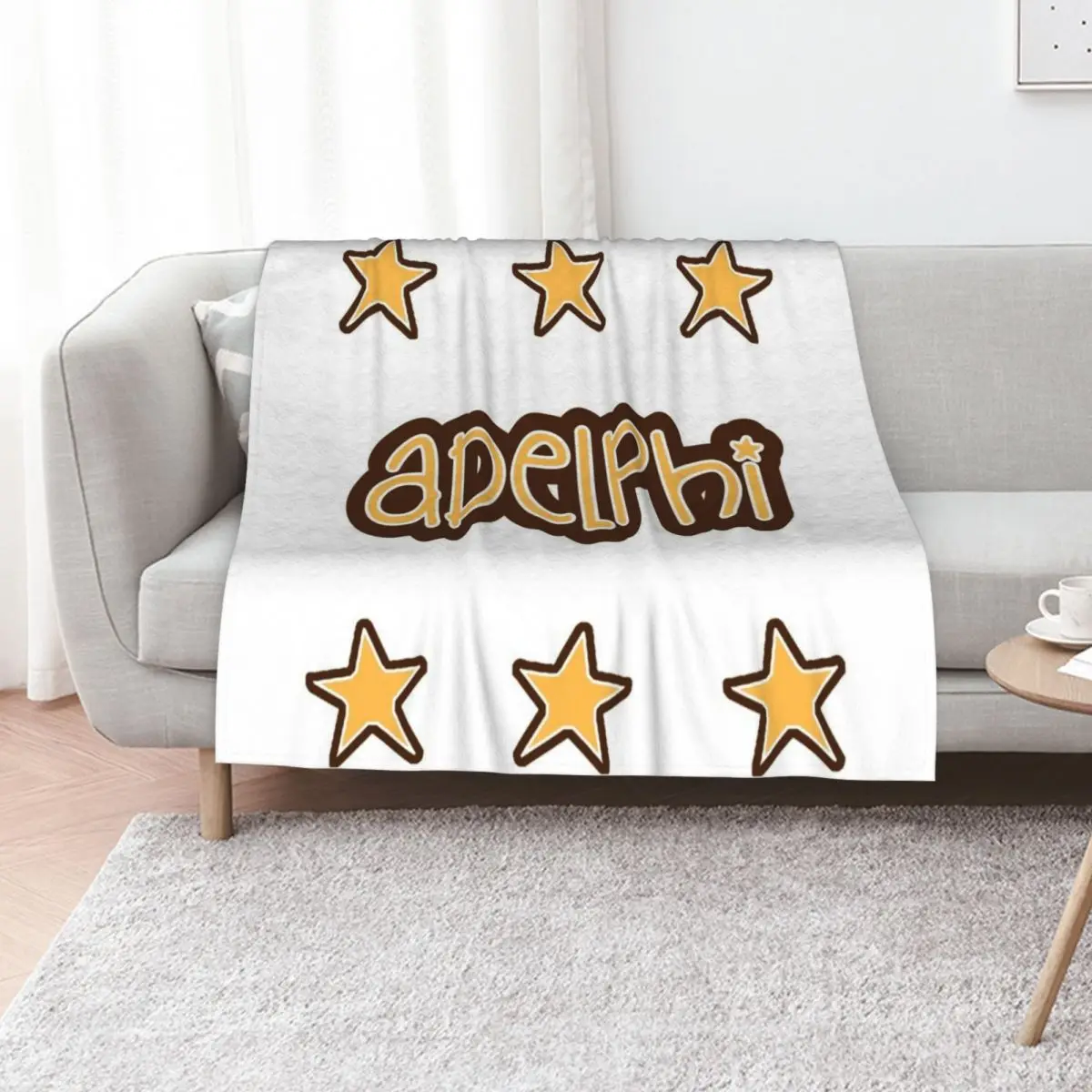 Adelphi University Throw Blanket Plush warm winter Single Luxury St for winter Hairys Blankets