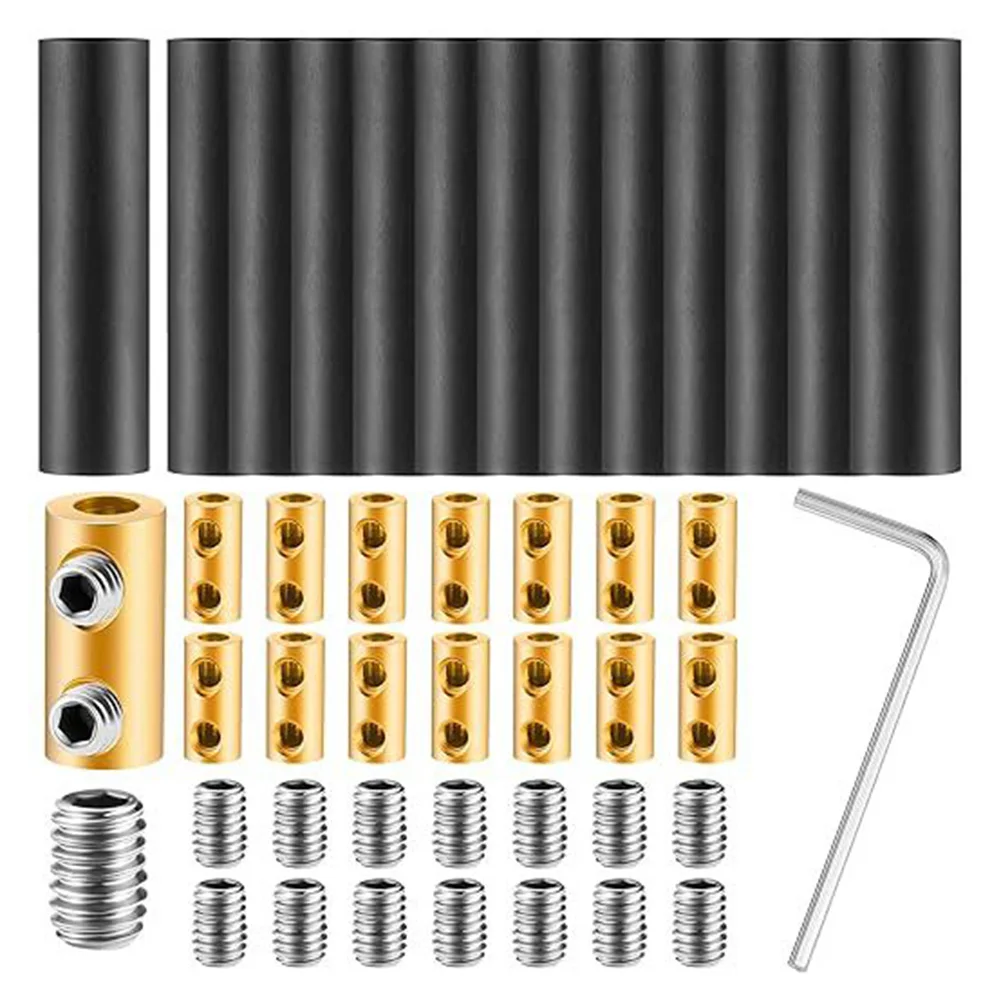 15 Sets Underground For Wire Splice Connectors for Easy Wiring Includes Shrink Tubes Screws and Wrench for 12 Awg Applications