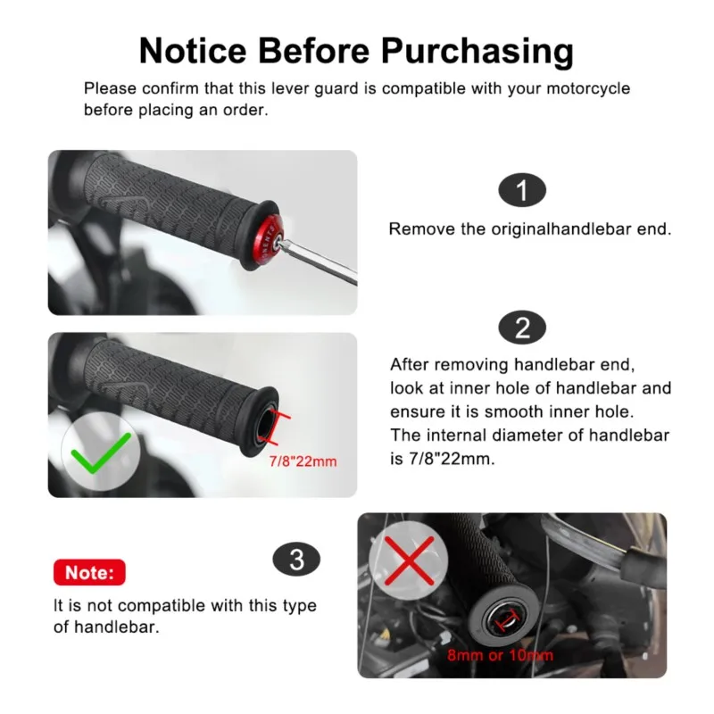 Para CFMOTO 150NK 250NK 300NK 400NK 450NK 650NK 675NK 800NK empuñaduras de manillar de motocicleta Protector de manos Protector de palancas de embrague de freno