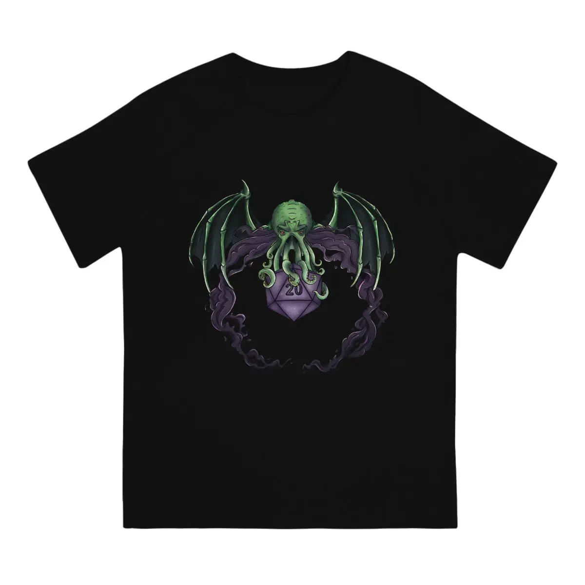 DnD Warlock Symbol TShirt For Male DnD Game Clothing Style Polyester T Shirt Comfortable