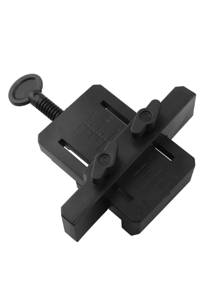 DIY Projects Cabinet Door Jig Auxiliary Installation Tool Black Color Easy To Use Household Tool Integrated Design